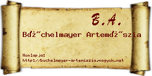 Büchelmayer Artemíszia névjegykártya